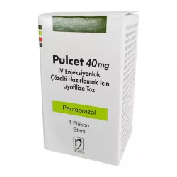 Пантопразол ампулы (уколы) Pulcet 40мг №1 фото